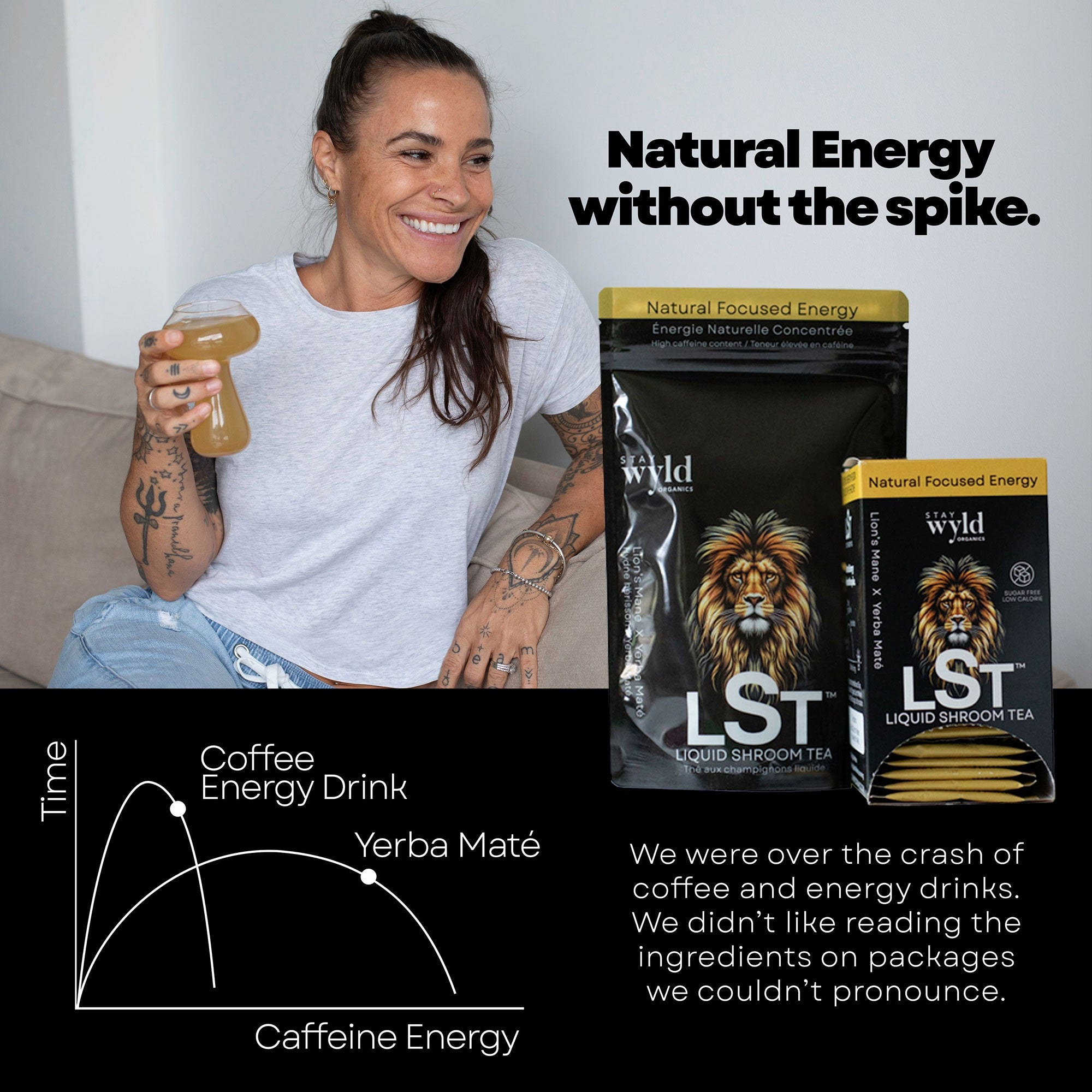 Lion’s Mane X Yerba Maté Ice Tea - LST