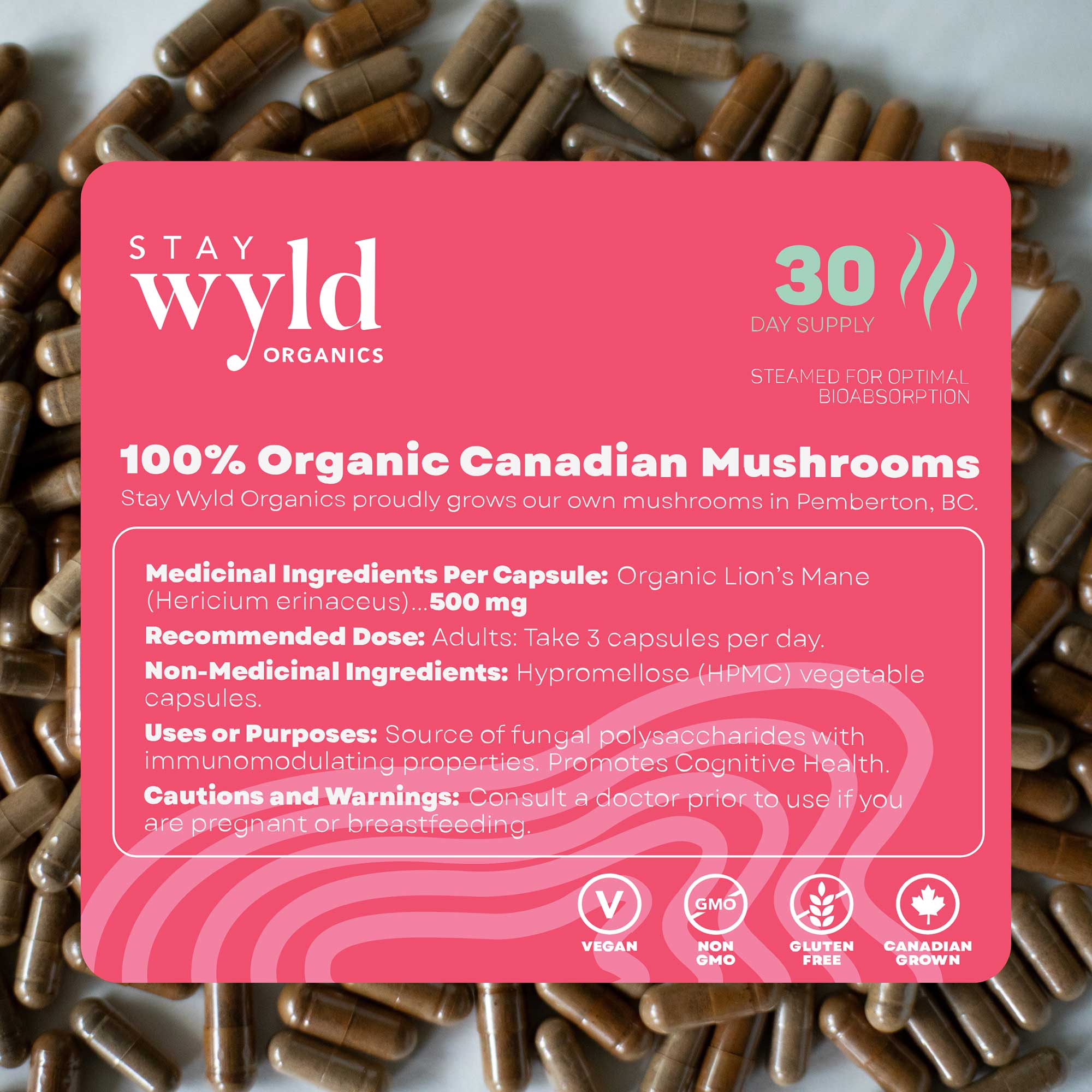 Lion's Mane Mushroom Capsules