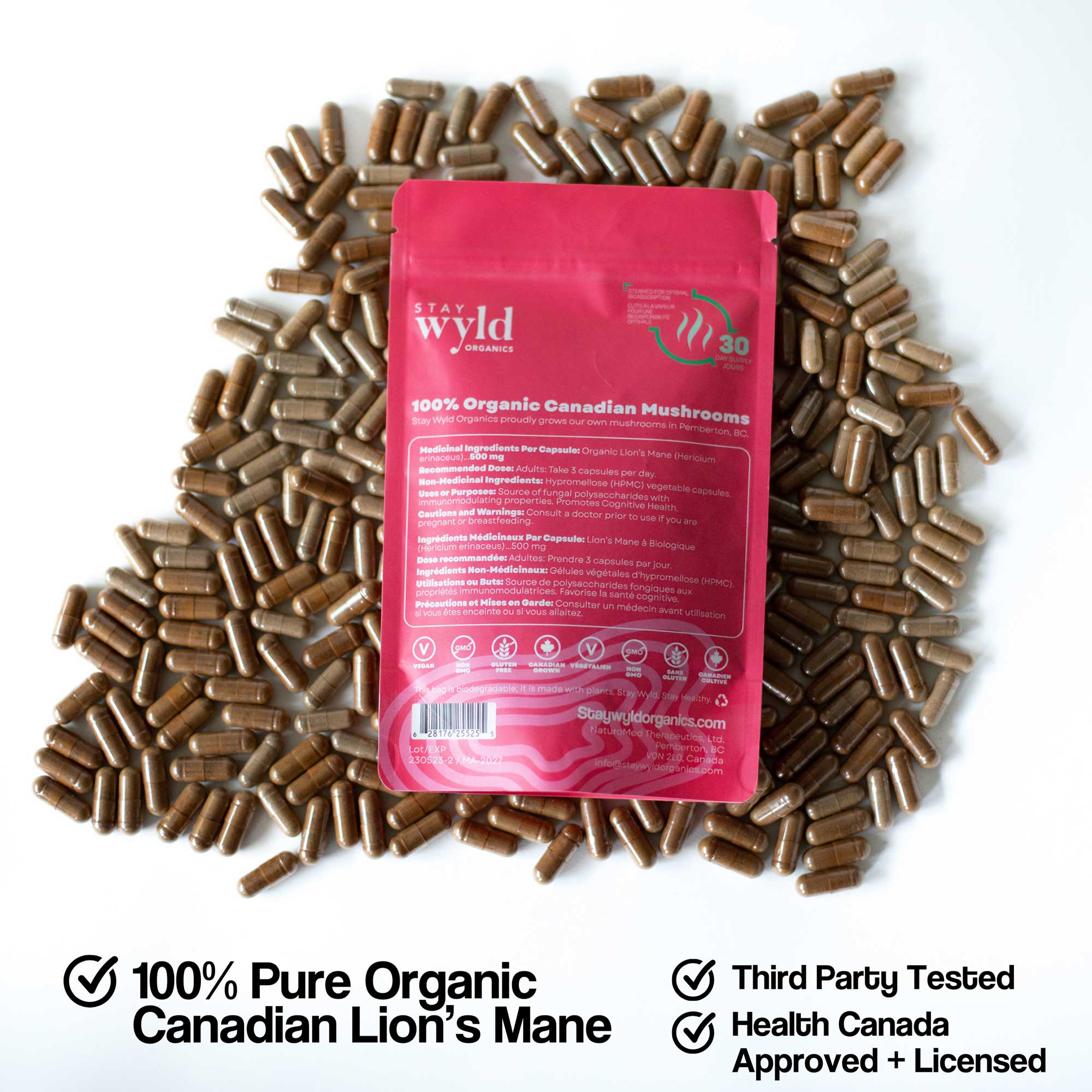 Lion's Mane Mushroom Capsules