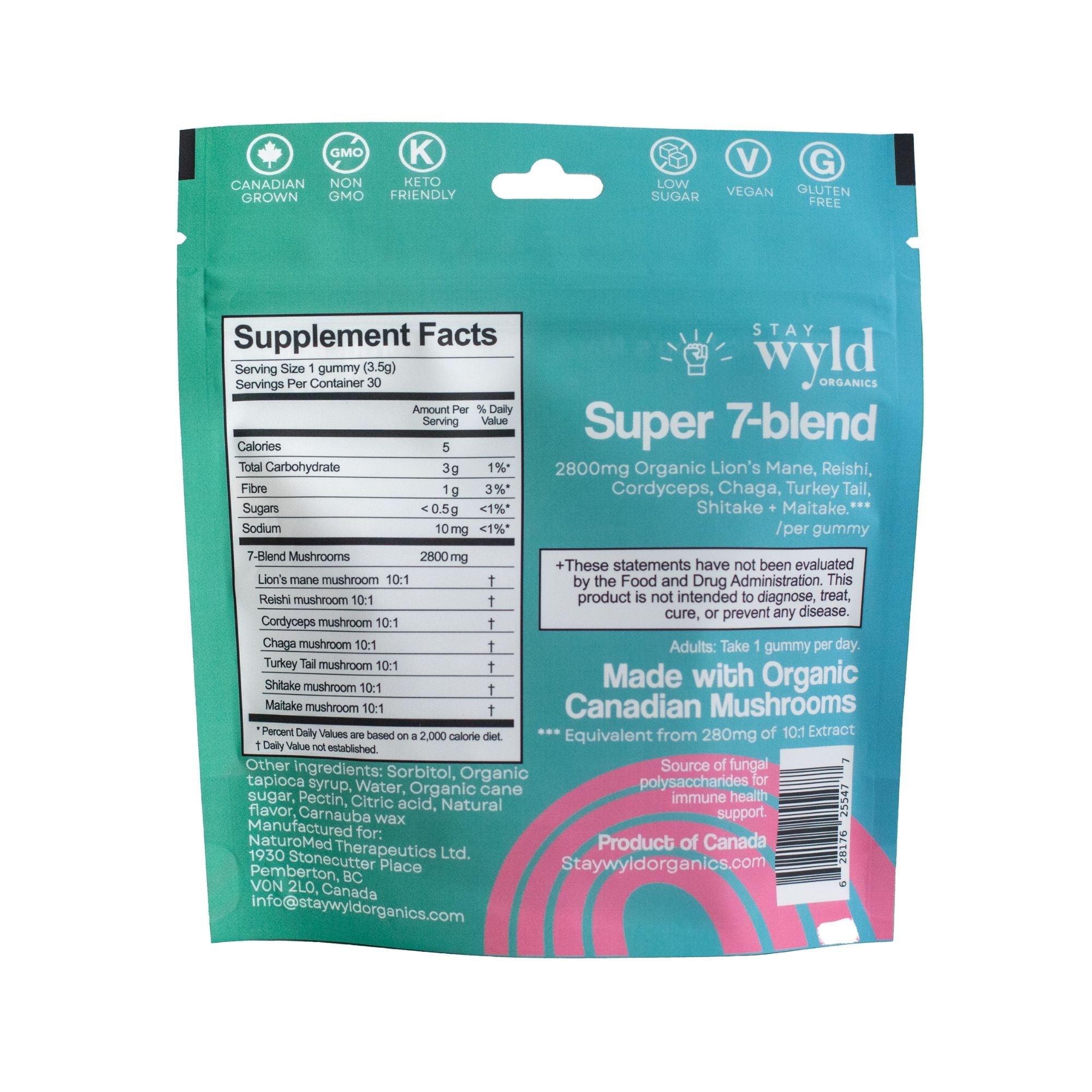 Super 7 Immunity Mushroom Gummies